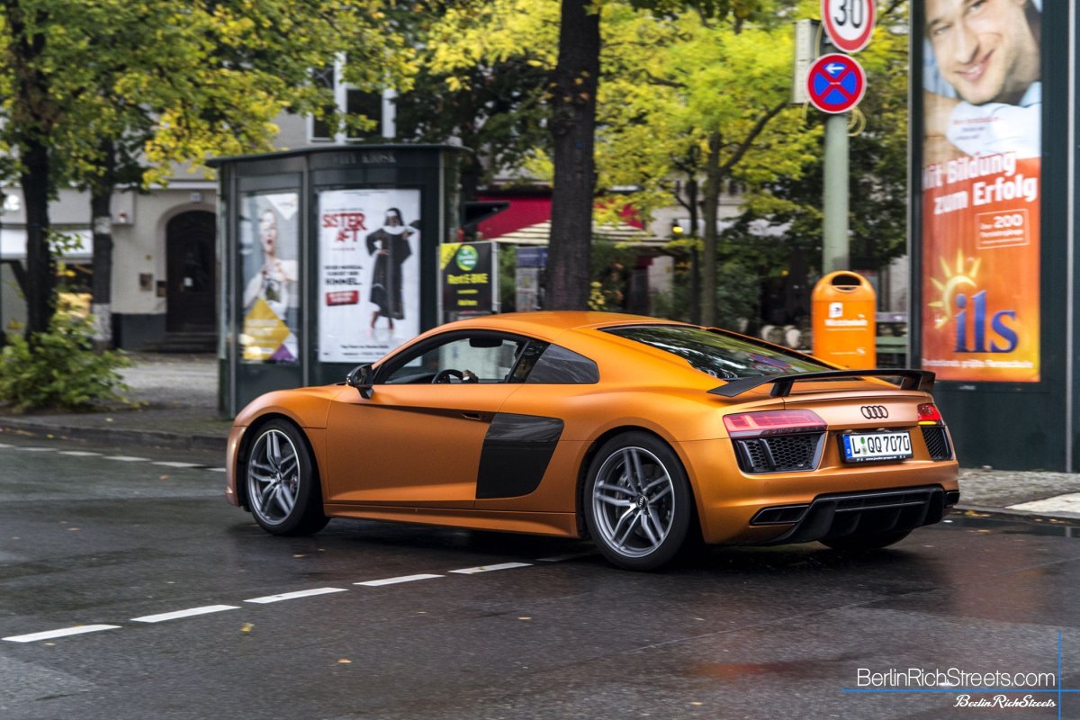 Audi R8 V10 Plus (2016) spotted in Berlin — BerlinRichStreets